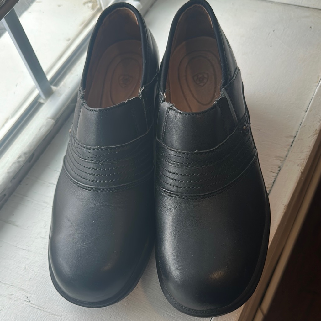 Steel Toe Ariat Women Black Leather Shoes